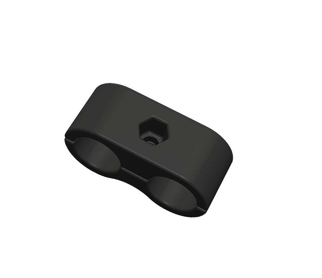Dual 10 AN Line Clamp